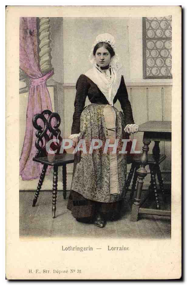 CPA Folklore Lorraine 