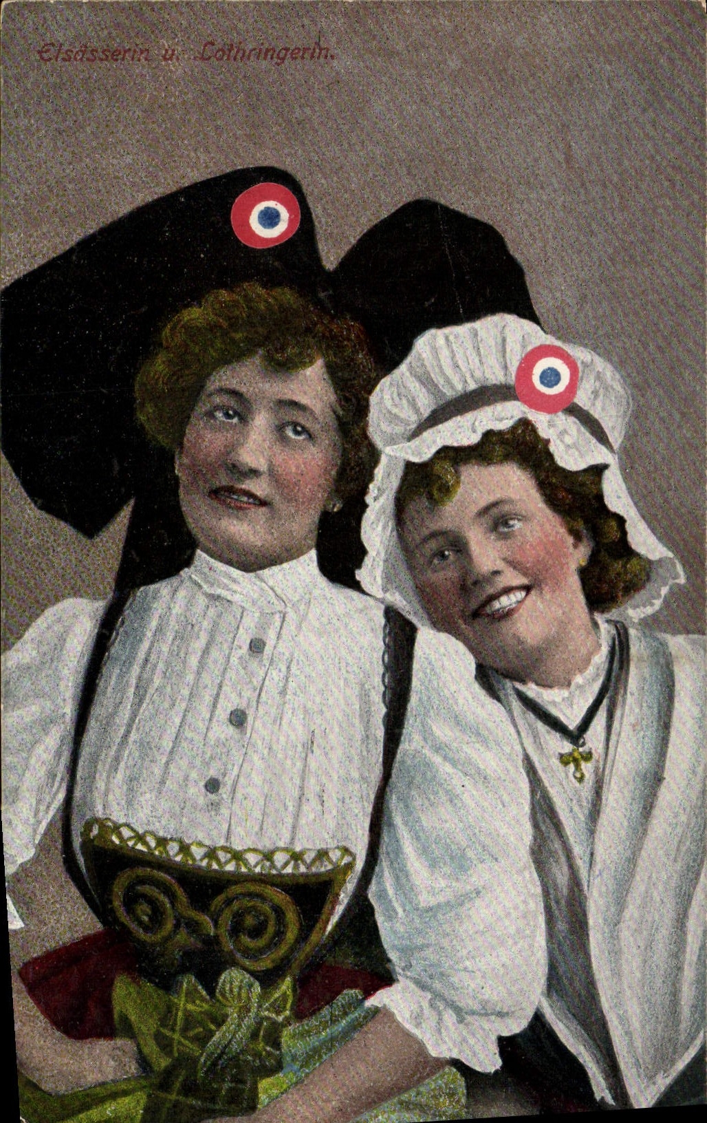 CPA Folklore Alsace Lorraine 