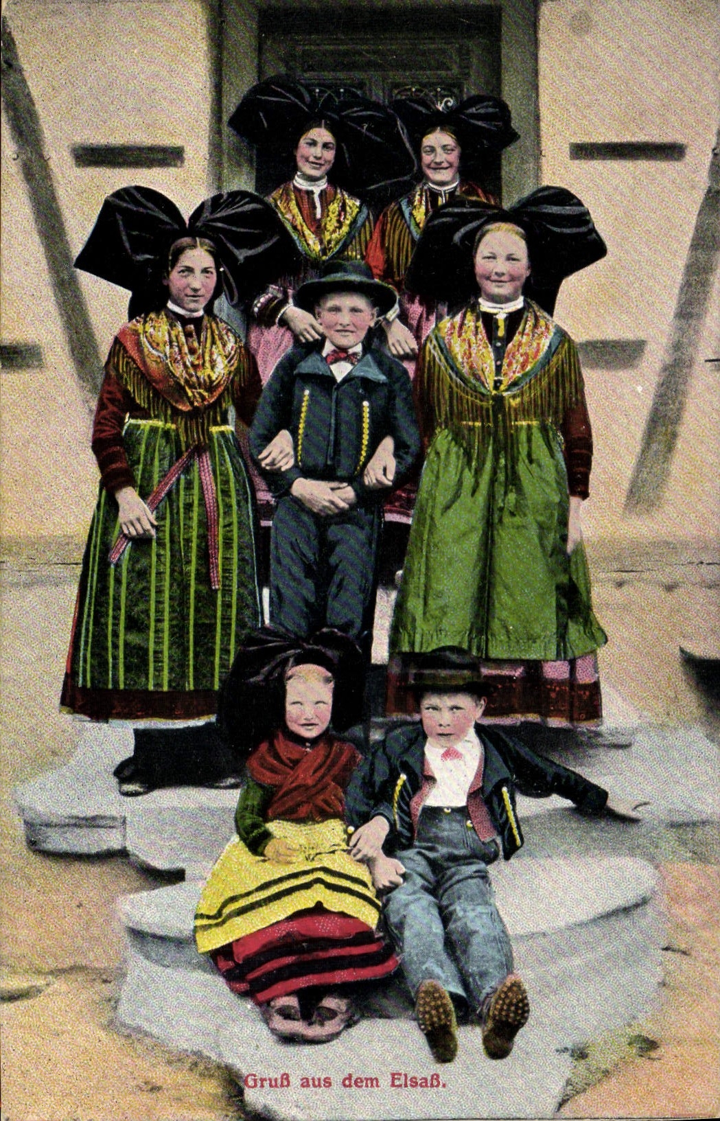 CPA Folklore Alsace 