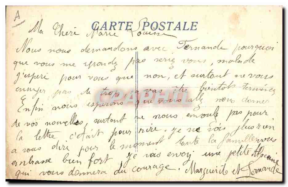 CPA Folklore Alsace Femme Il sera Francais !  — Verso