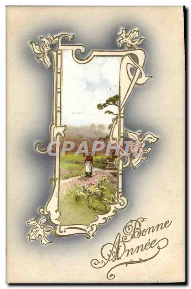 CPA Fantaisie Bonne annee