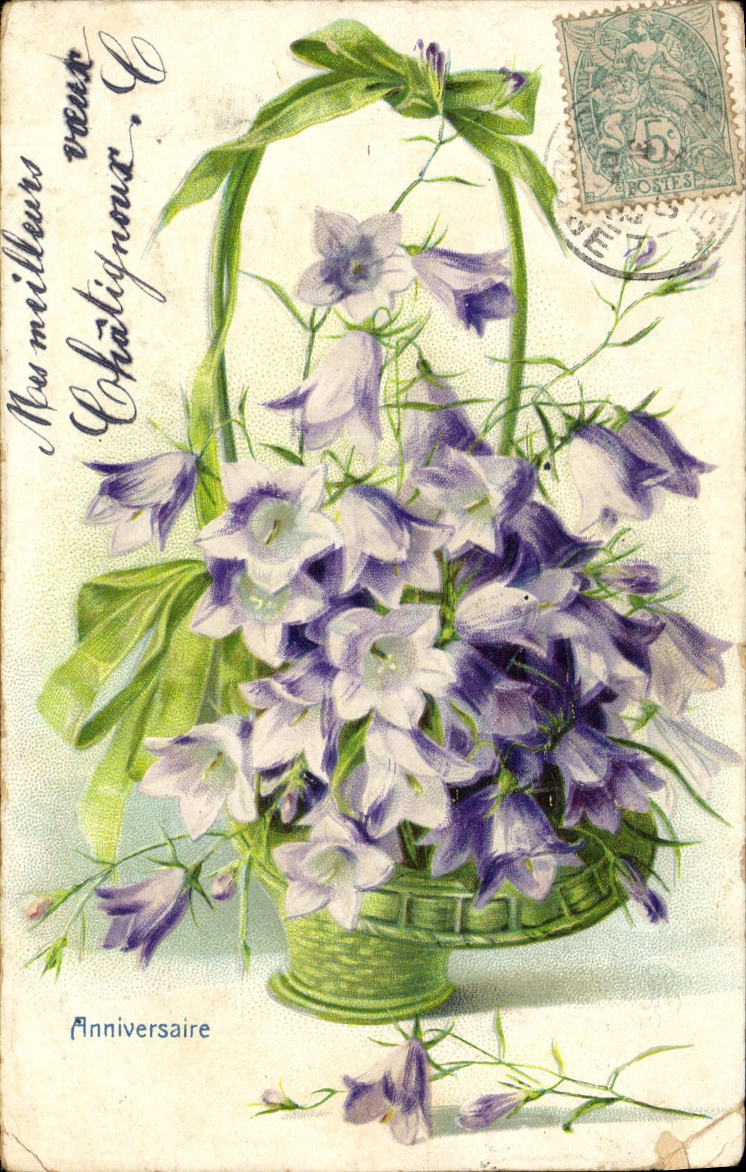 CPA Fantaisie Fleurs Marguerite