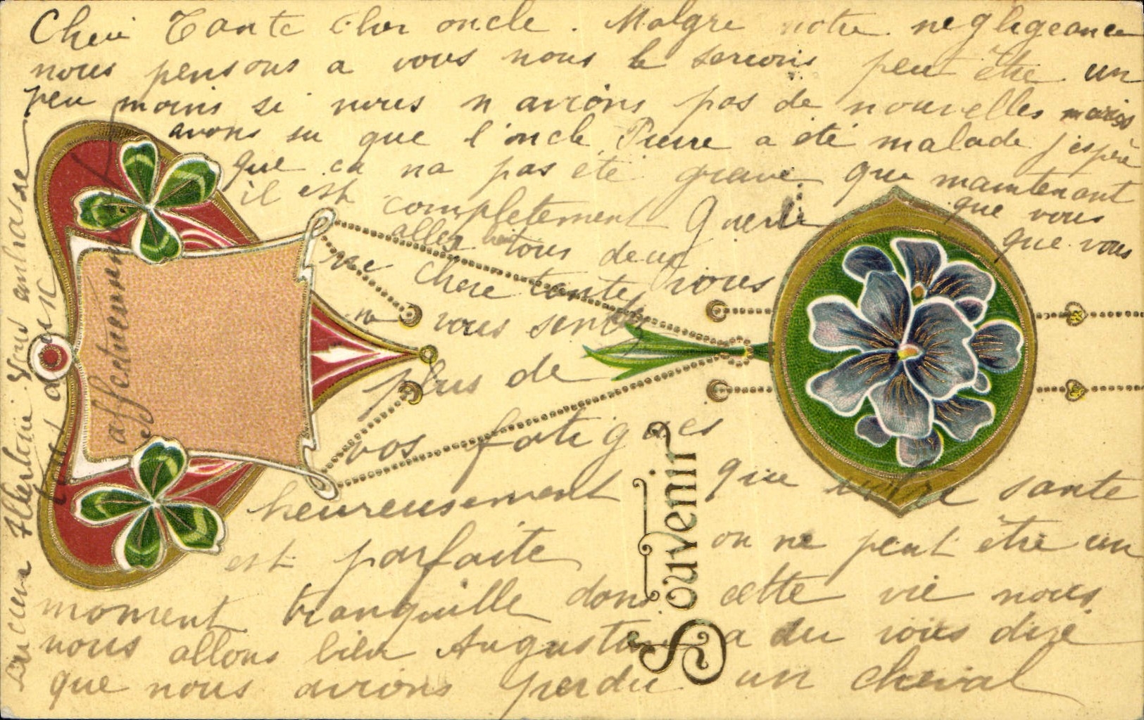 CPA Fantaisie Fleurs 