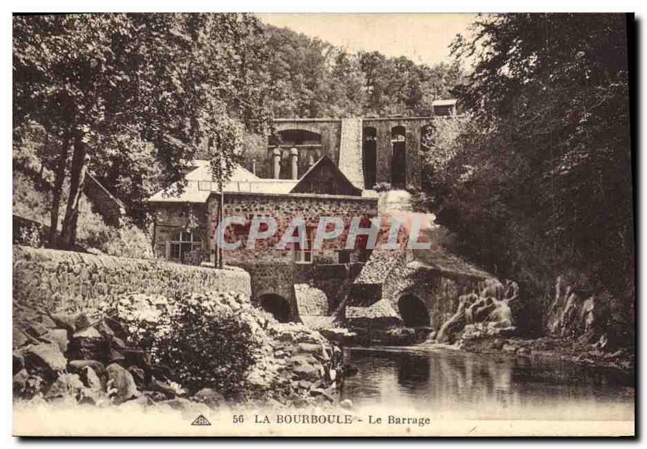 CPA Electricite La Bourboule Le barrage