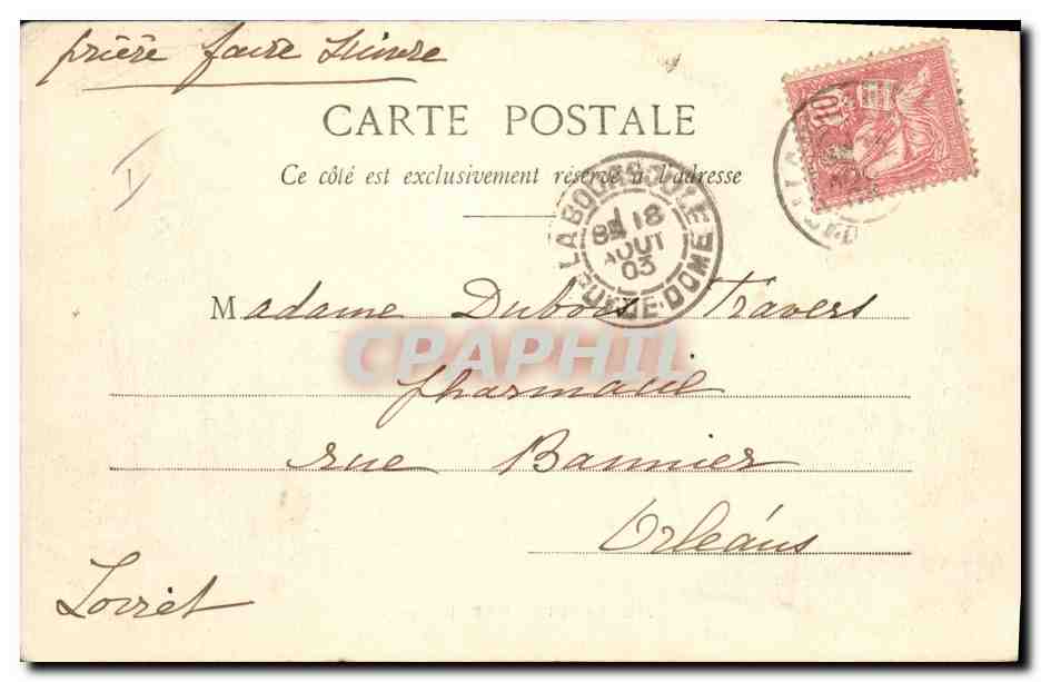 La Bourboule - Le Barrage — Lib. Bougé-Béal, 21 Rue de l'Écu, Clermont-Ferrand — Reverso