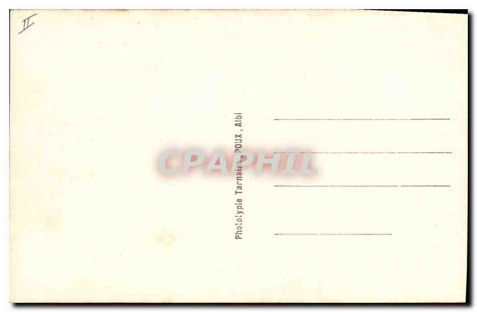 CPA Electricite Lamalou les Bains Le barrage de Biconque  — Verso