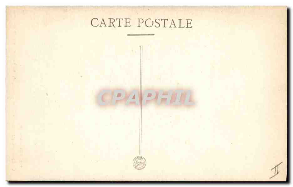 CPA Electricite Chateau Chinon L'usine electrique en haut le calvaire — Verso