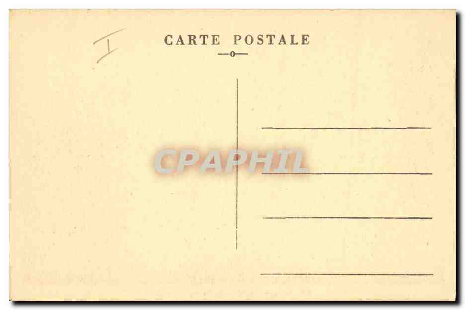 CPA Electricite Eguzon Le barrage et le lac  — Verso