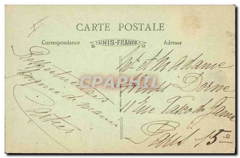 CPA Electricite le val du Fier Barrage de la SHEL Route de Rumilly — Verso