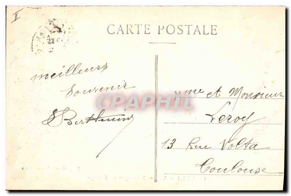 CPA Electricite Lyon Usine electrique de Jonage  — Verso