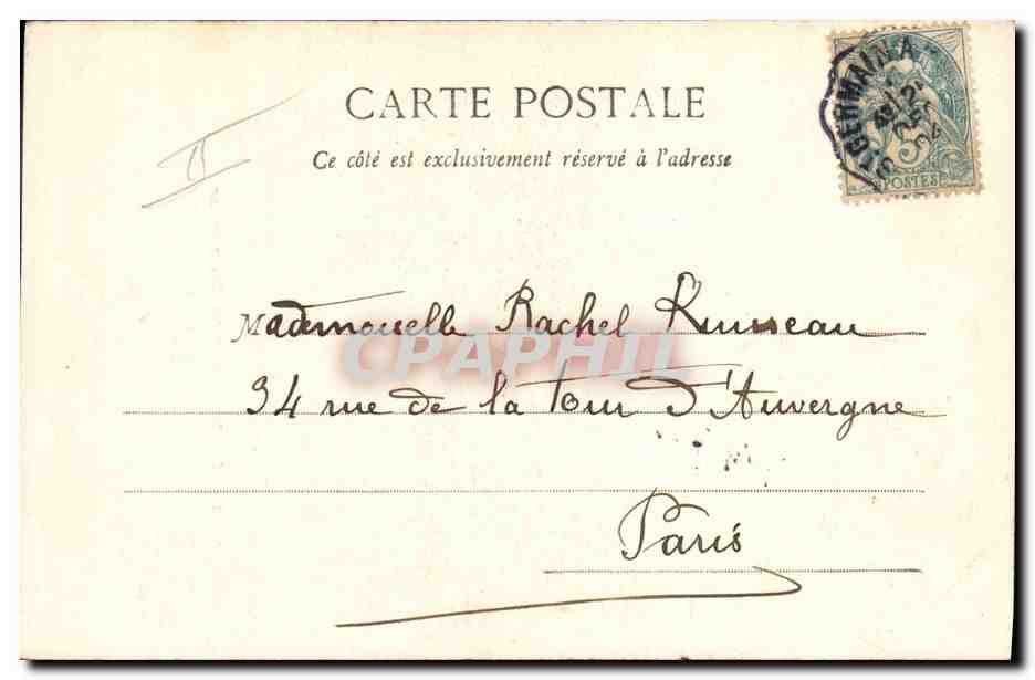 CPA Fantaisie Enfant Le Noel du Petit Ramoneur — Rückseite