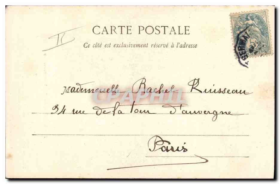 CPA Fantaisie Enfant Le Noel du Petit Ramoneur — Rückseite