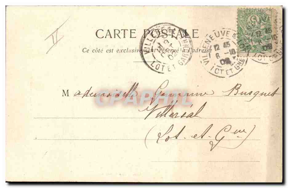 La Marguerite — scène de couronnement — Photographe A. Birent M. Co. - Nancy — Achterkant