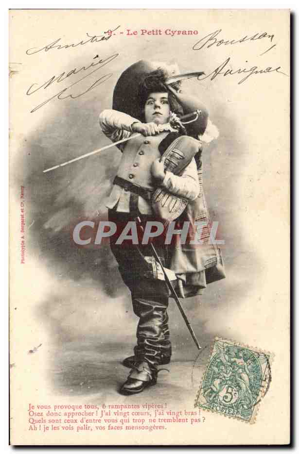 CPA Fantaisie Enfant Le Petit Cyrano