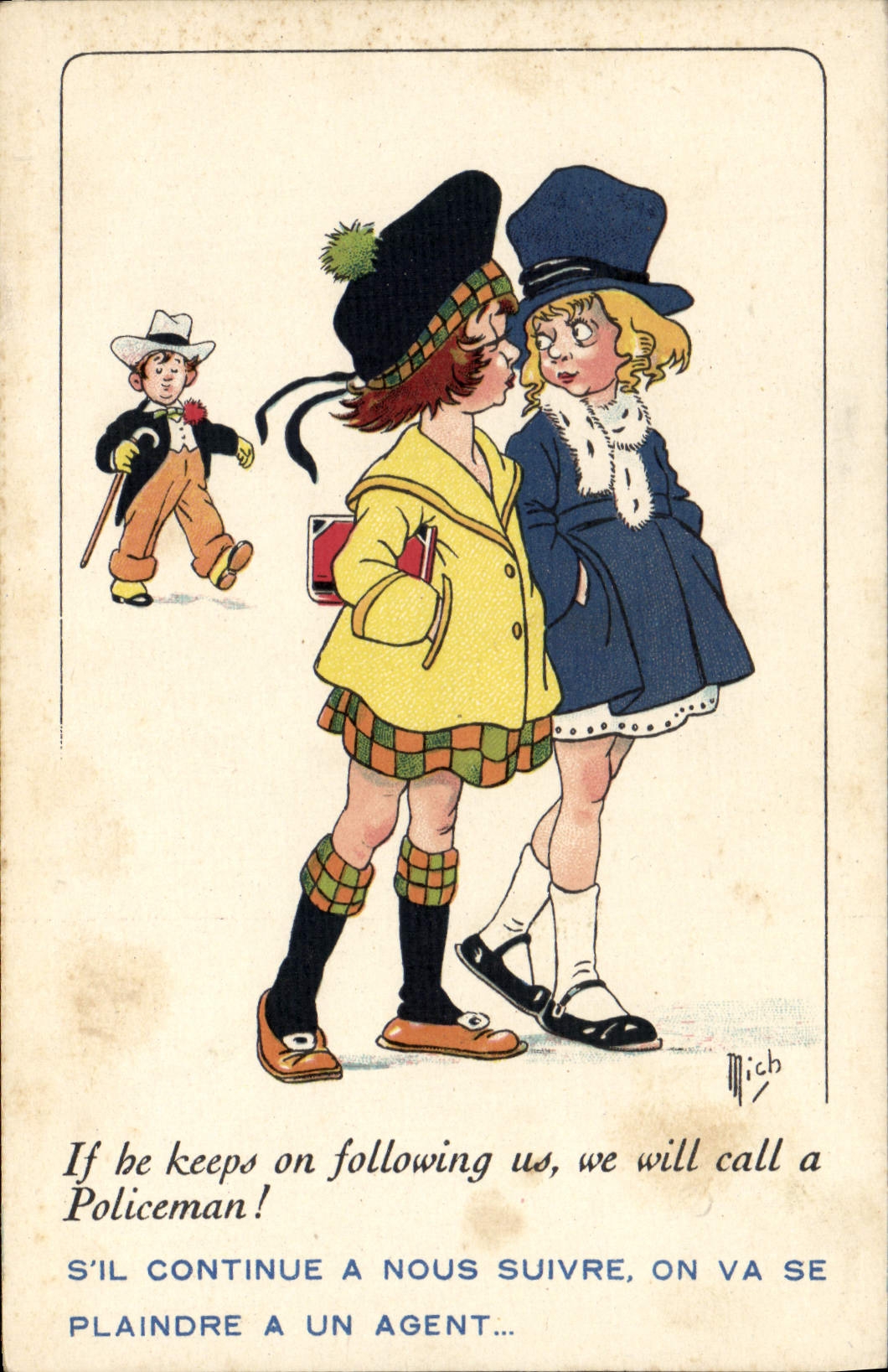 CPA Fantaisie Illustrateur Mich Enfants