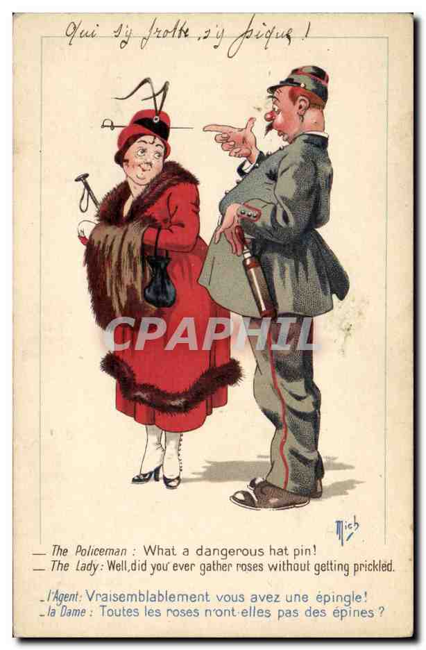 La Dame et l'Agent — 'Qui s'y frotte, s'y pique!' — Éditions SID'S, n°7016