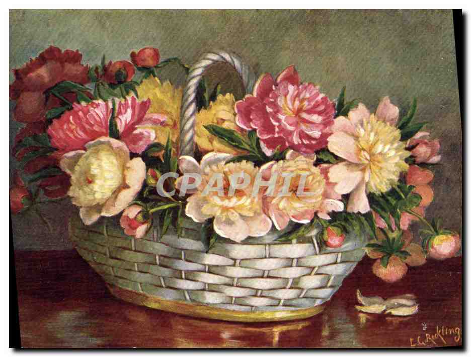 CPA Fantaisie Fleurs 