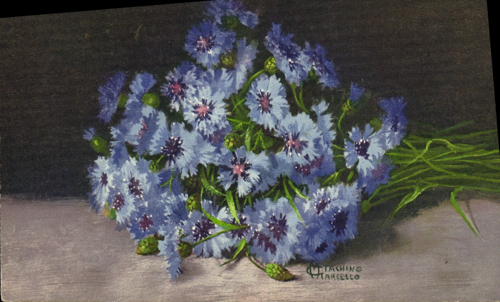 CPA Fantaisie Fleurs 