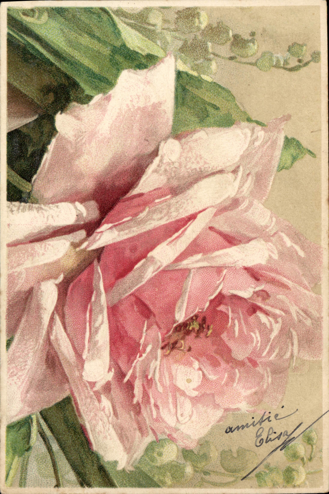 CPA Fantaisie Fleurs 
