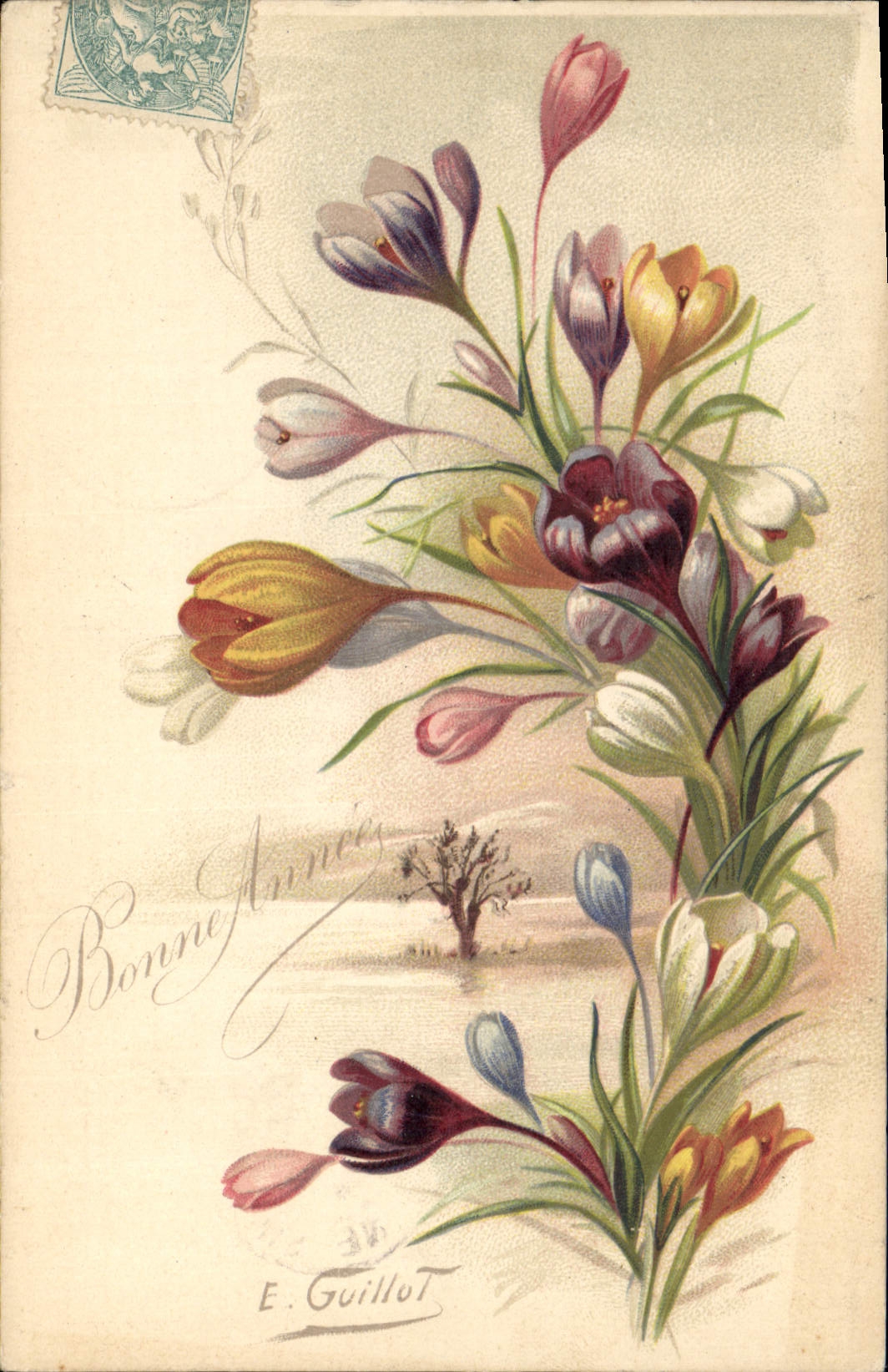 CPA Fantaisie Fleurs 