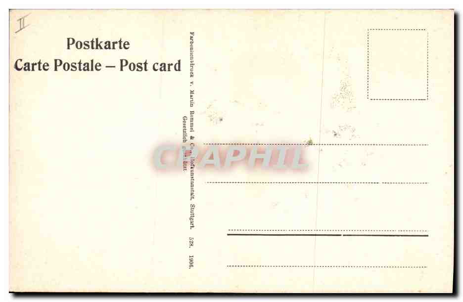 CPA Fantaisie Fleurs  — Rückseite