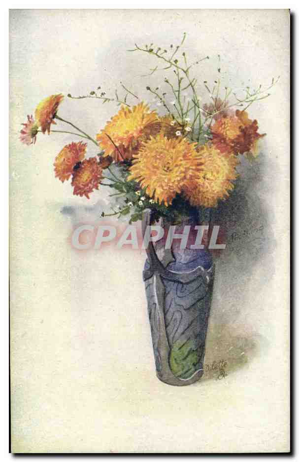 CPA Fantaisie Fleurs 