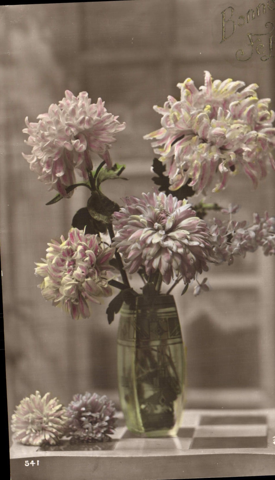 CPA Fantaisie Fleurs 