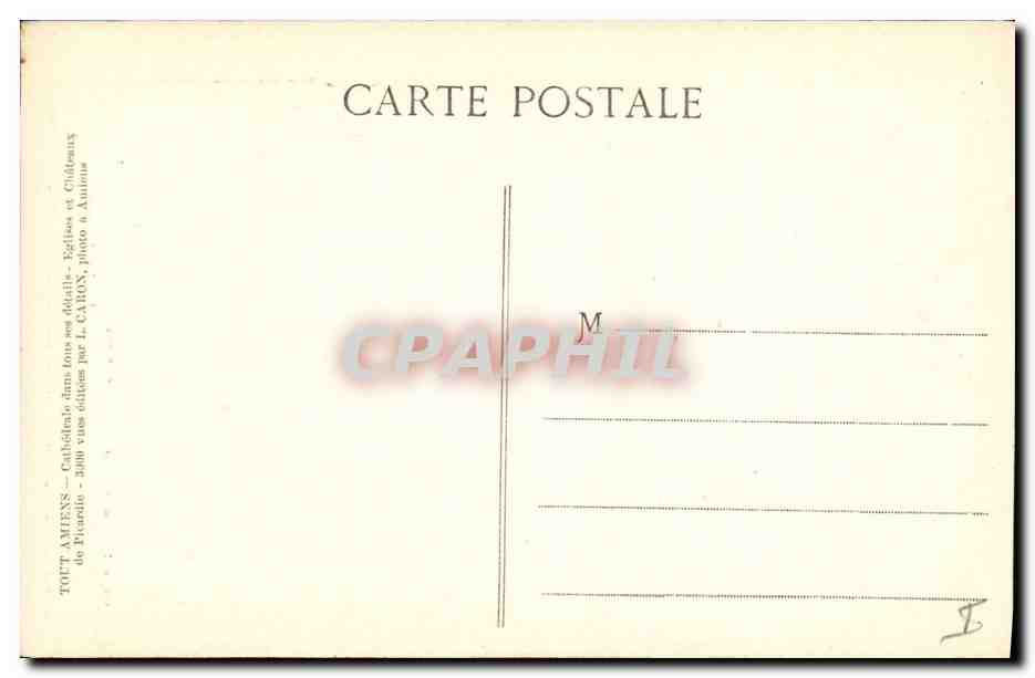 CPA Tombeau de Jules Verne Au cimetiere de la Madeleine a Amiens  — Rückseite