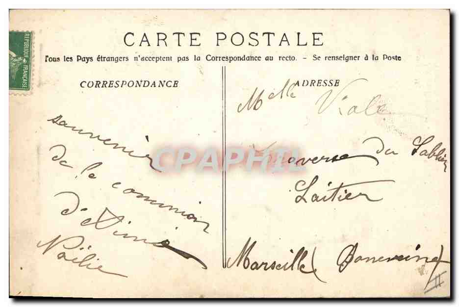 CPA Aix en Provence Eglise Saint Jean de Malte Tombeau des comtes de Provence  — Rückseite