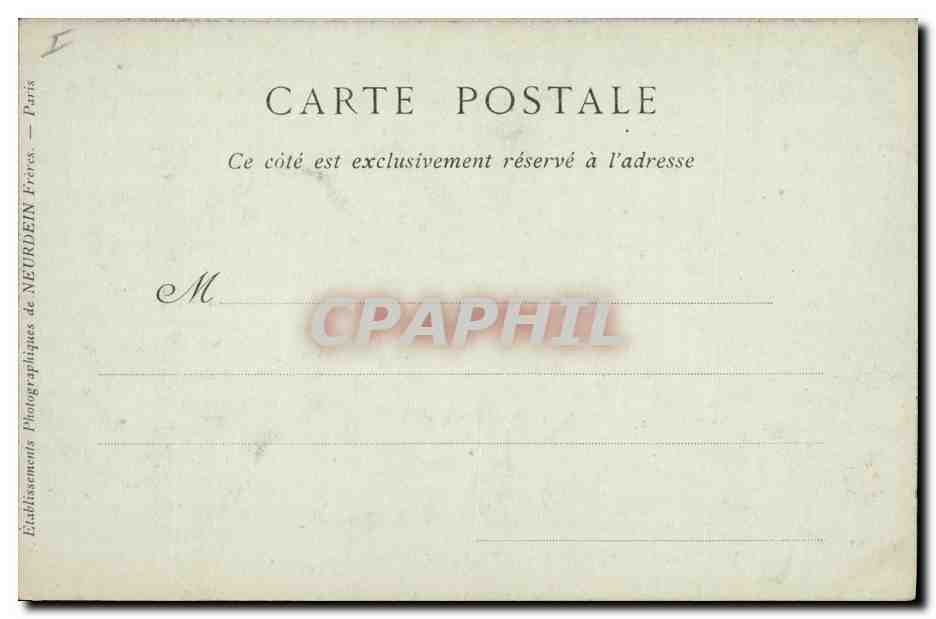 CPA Dreux la chapelle Saint louis Tombeau de Mlle de Montpensier  — Rückseite