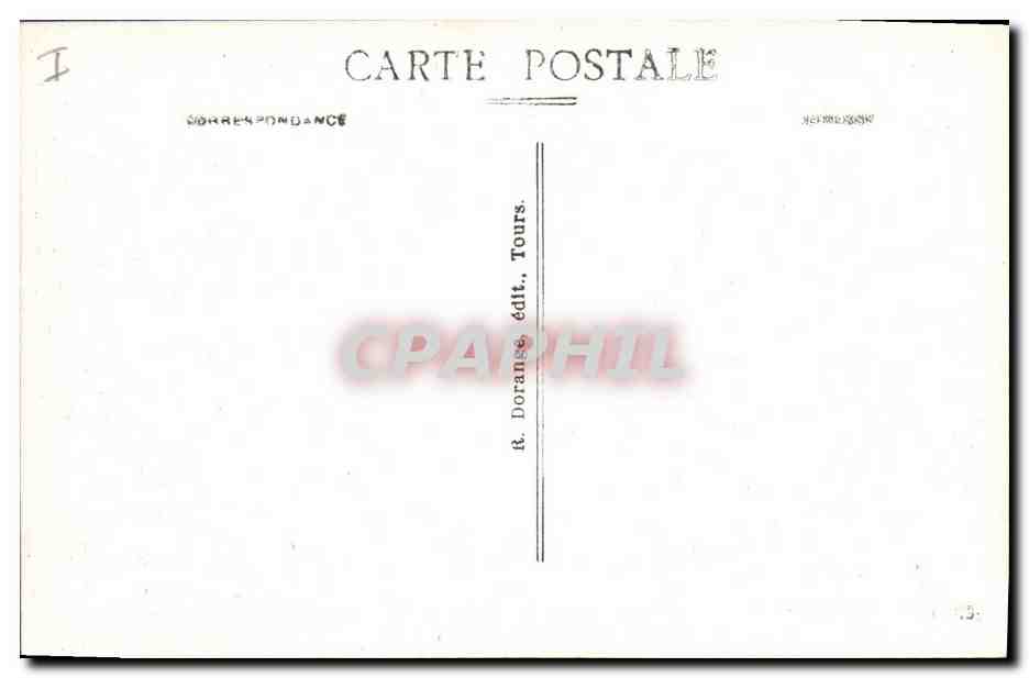 CPA Fontevrault L'abbaye Tombeaux de Henri II Plantagenet roi d4angleterre et d'Isabelle d'Angouleme  — Rückseite