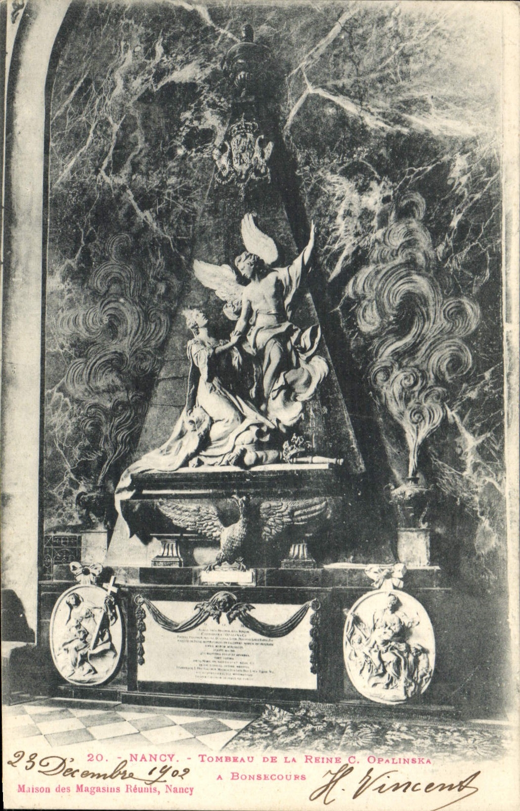 CPA Nancy Tombeau de la reine Opalinska 
