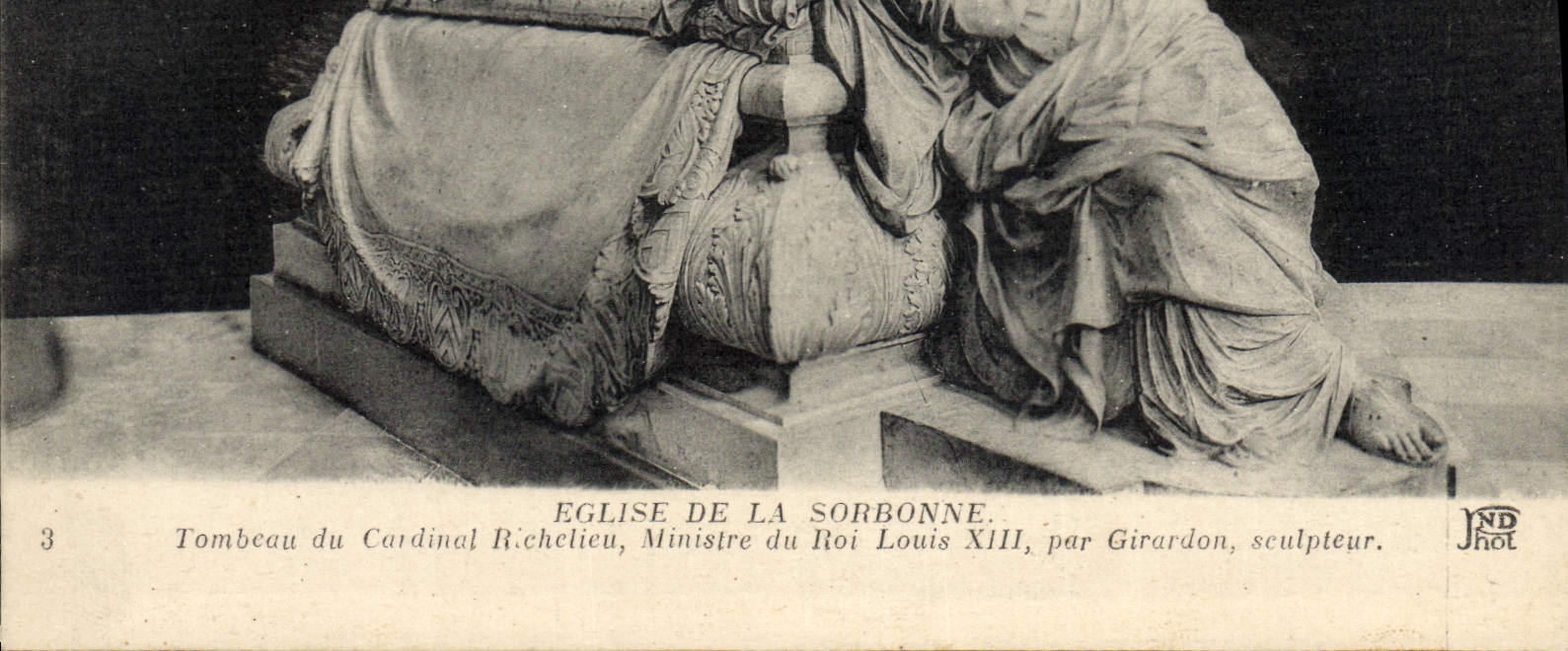 CPA Paris Eglise de la Sorbonne Tombeau du cardinal de Richelieu 