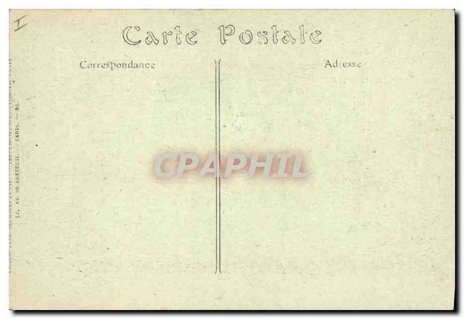 CPA Paris Eglise de la Sorbonne Tombeau du cardinal de Richelieu  — Rückseite