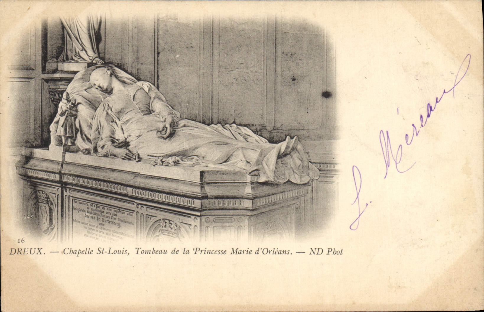 CPA Dreux Chapelle St Louis Tombeau de la princesse Marie d'Orleans