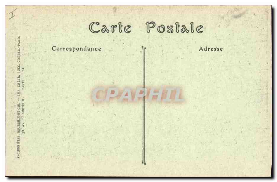CPA Dreux Chapelle Saint Louis Tombeau du Prince Ferdinand fils du duc de Monpensier par Millet  — Rückseite
