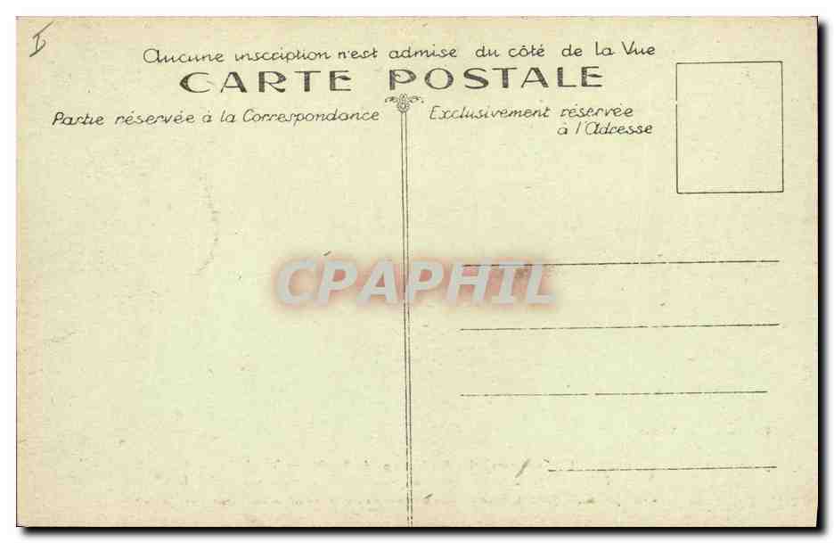 CPA Ossuaire provisoire des champs de bataille de Verdun  — Rückseite