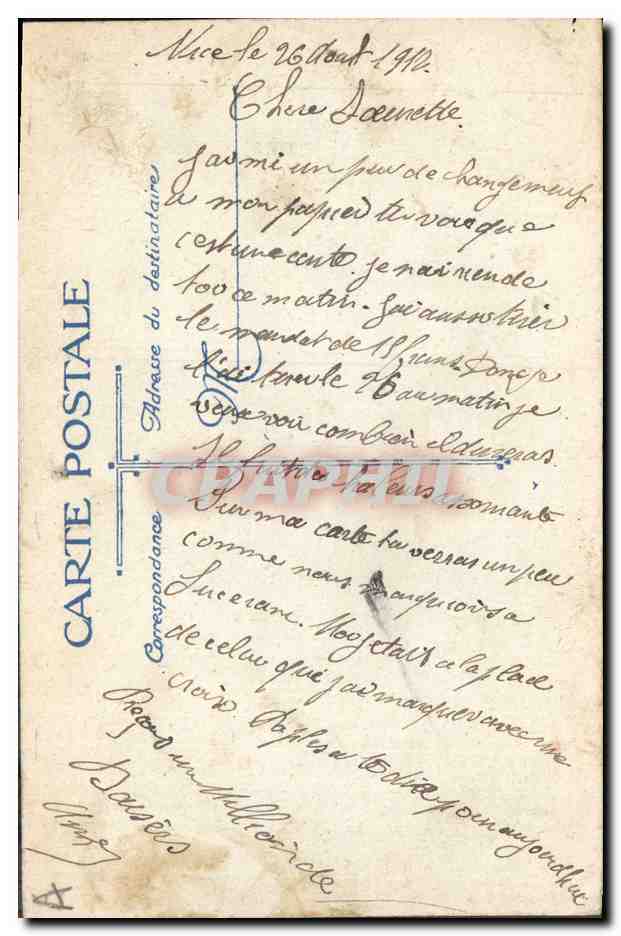 CPA Militaria Chasseurs alpins Canon de 65 de montagne des Alpins — Verso