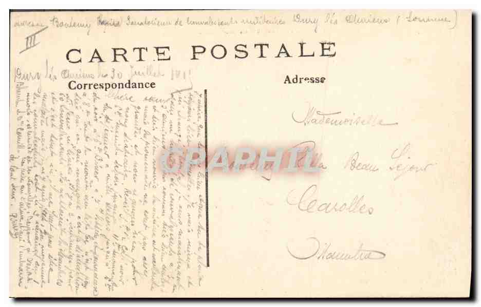 Chasseurs Alpins tirant sur un Avion ennemi — La Grande Guerre 1914-15 — Phot-Express, Imp. Baudinière, Nantes-Vise Paris N° 338 — Verso