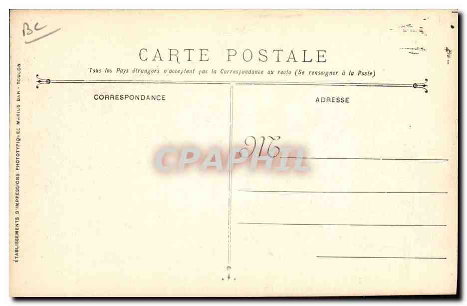 Funérailles des victimes de l'Explosion du Cuirassé LIBERTÉ — Arsenal de Terre — Les Amiraux suivent le Président de la République — Reverso