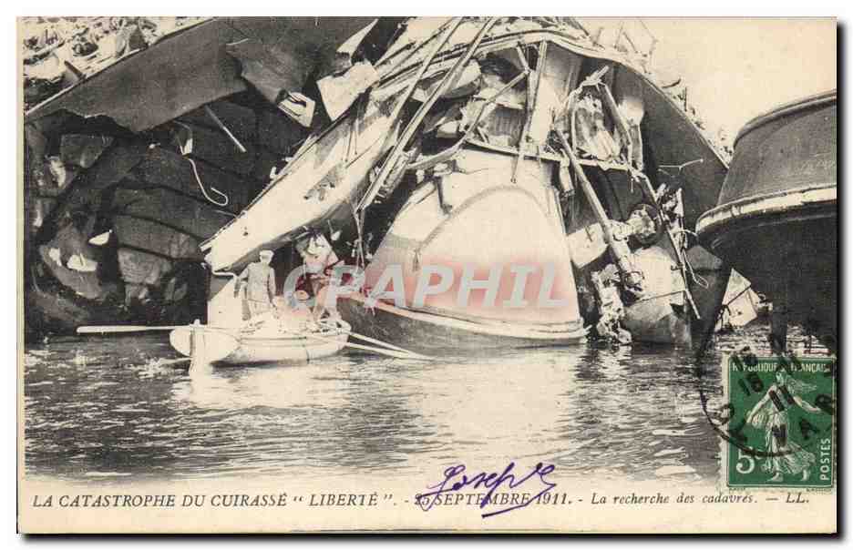 La catastrofe del corazzata "Liberté" — 25 settembre 1911 — h. Foulidou & H. Ancalé
