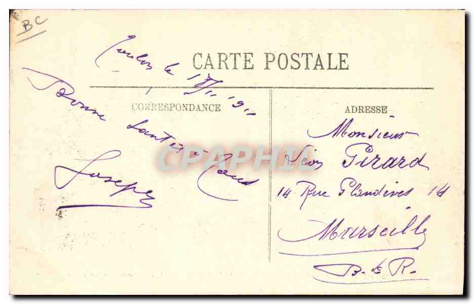 La catastrofe del corazzata "Liberté" — 25 settembre 1911 — h. Foulidou & H. Ancalé — Verso