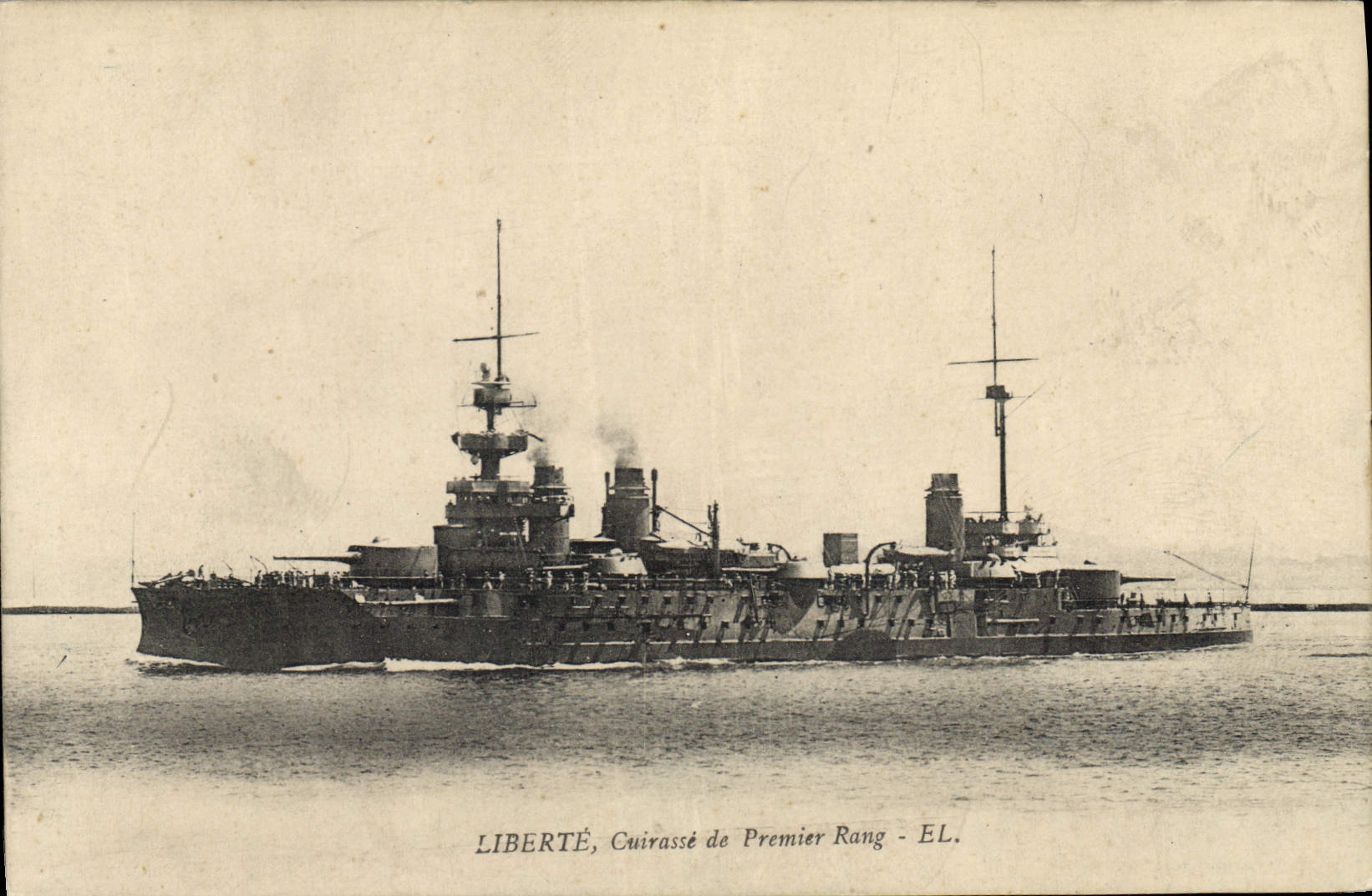 Liberté, cuirassé de premier rang — EL.