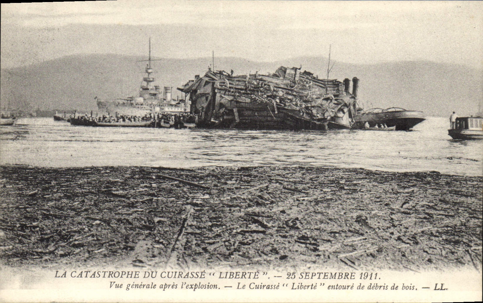 Catastrophe du cuirassé "Liberté" — 25 septembre 1911 — LL