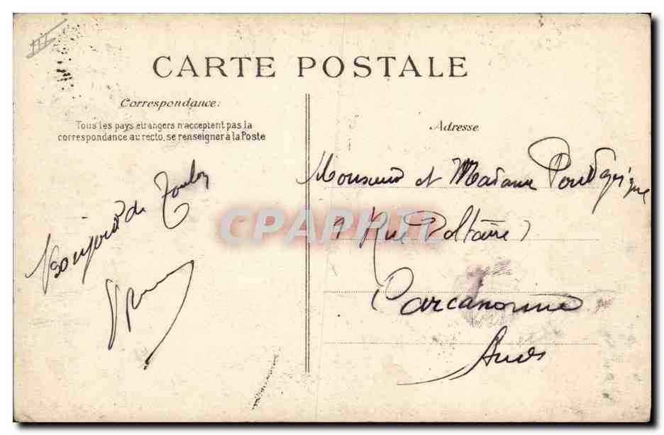 CPA Bateau Catastrophe du Liberte  — Verso