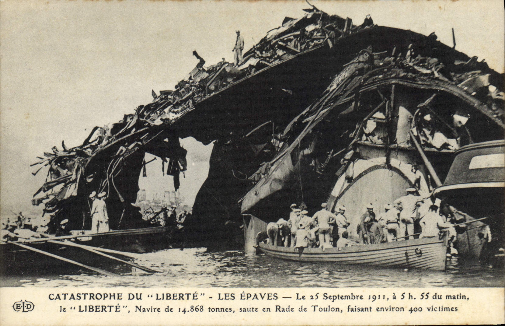 Catastrophe du "Liberté" — Épaves — Éditeur E.P.D. n° A
