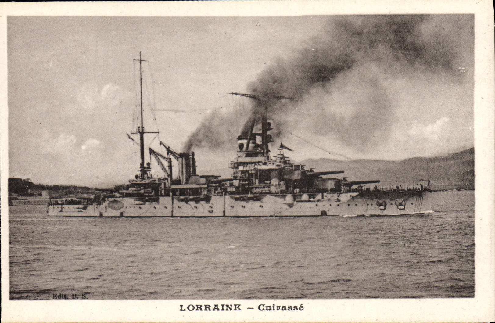 Lorraine — Cuirassé — Edit. B.S.