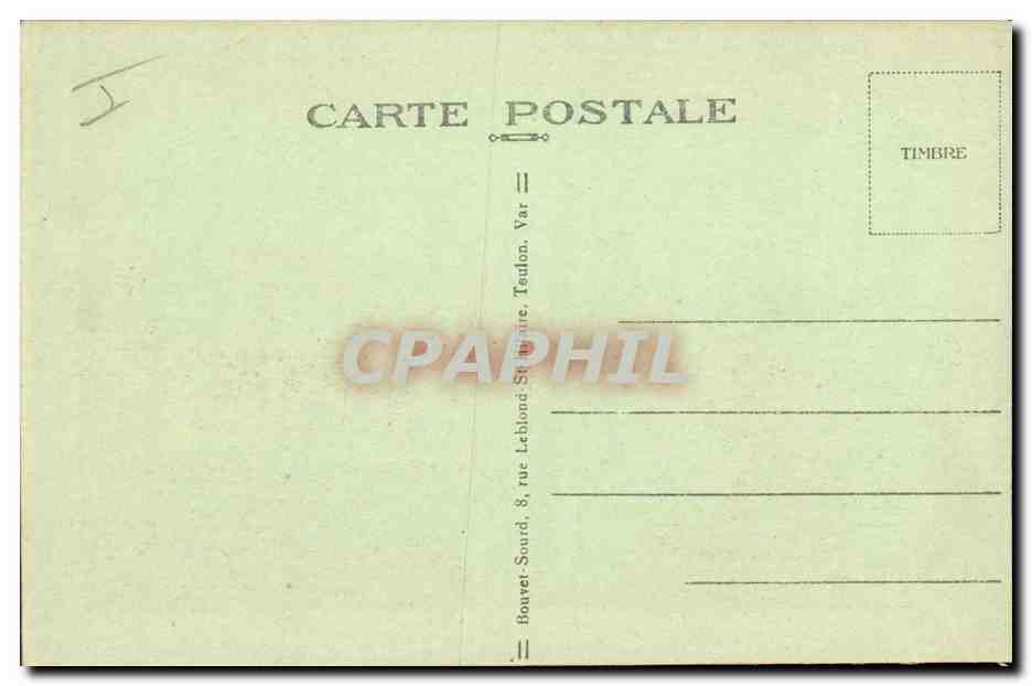 Lorraine — Cuirassé — Edit. B.S. — Verso