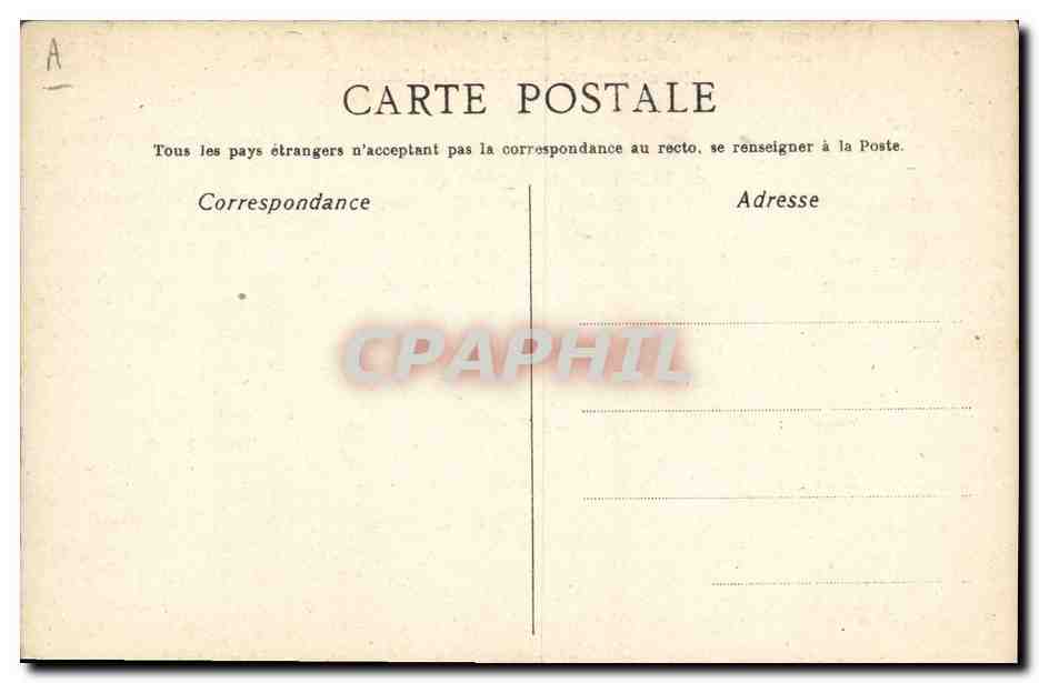 CPA Le chapeau Claque Delormel Garnier  — Verso