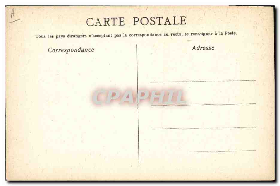 CPA Marche lorraine Jouy Pradels Ganne  — Verso